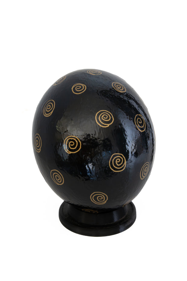 Decoupage_Ostrich_Egg_Shell_Black_with_Gold_Swirls