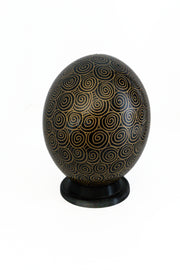 Decoupage_Ostrich_Egg_Shell_Black_with_Swirls